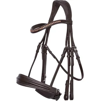 Stájové vybavení IMPERIAL RIDING Svatební uzda Imperial Riding Fria FS KAŠTANOVÁ