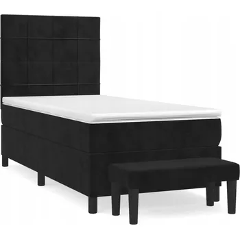 Ložnice Jednolůžková dřevěná postel VidaXL 80x200 cm černá