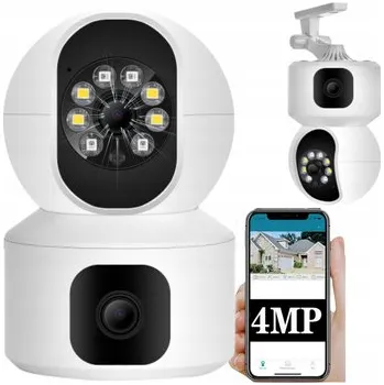 IP kamera MODERNÍ VNITŘNÍ KAMERA 2v1 WIFI 4MP CHŮVIČKA