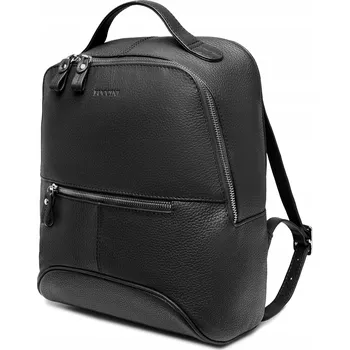 Městský batoh Dámský kožený Batoh do práce, městský elegantní PUCCINI černý LGD3223 1