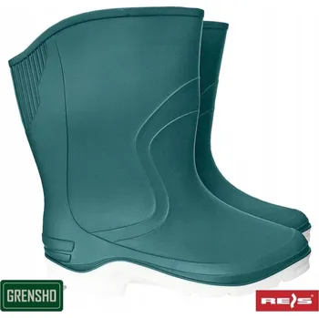 Pracovní obuv Dámské krátké gumáky RAINBOW tyrkysové barvy, velikost 36