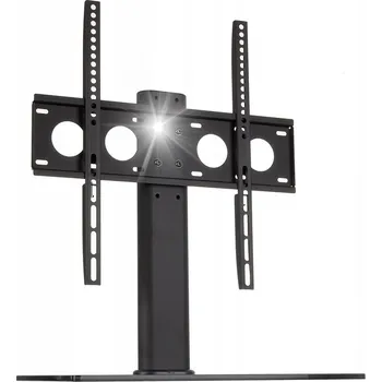 Televizní držák Mini stolek, stojan s držákem a skleněnou policí pro TV MONITOR 32-55' 400x400