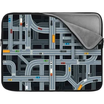 pouzdro na notebook Sablio Obal na notebook Dětská autodráha - 17"