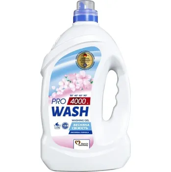 Prací prostředek Pro Wash univerzální prací gel Jarní svěžest 4 l / 114 praní