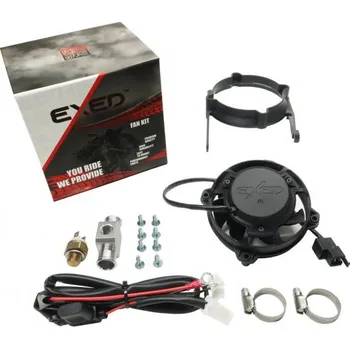 Domácí ventilátor Chladící ventilátor a montážní sada EXED EX-RFS-PLK17-TE2T s termospínačem