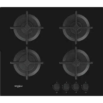Varná deska Plynová varná deska Whirlpool GOB 616/NB 4 hořáky, sklo, černá