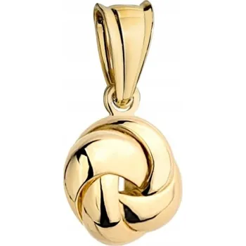 Přívěsek ZLATÝ PŘÍVĚSEK 585 UZEL KLUBÍČKO NA ŘETÍZEK ORIGINÁLNÍ VZOR