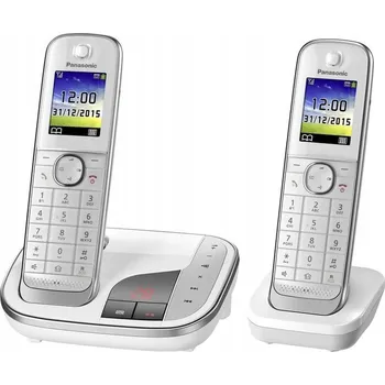 Stolní telefon Panasonic KX-TGJ322GW rodinný telefon