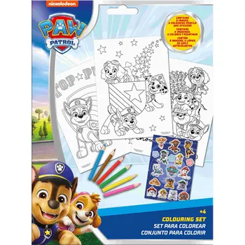 omalovánky Omalovánky s nálepkami Tlapková patrola PW20005