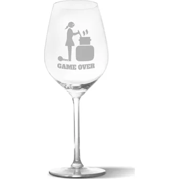 Víno Sablio Sklenička na víno Game over 2: 49 cl
