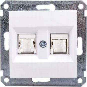 Elektrická zásuvka Internetová zásuvka nástěnná Hager bílá