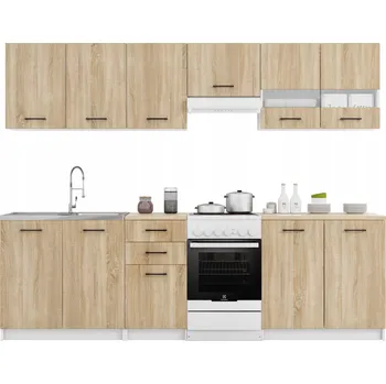 Kuchyňská skříňka Kuchyňská linka Laclar dub sonoma / dub sonoma