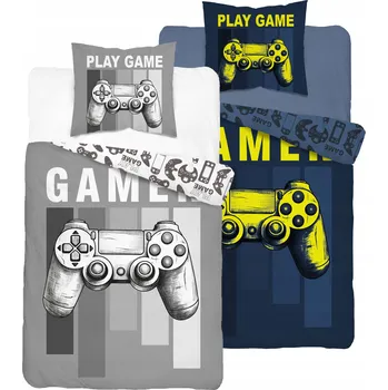 Povlečení Sada povlečení Detexpol 160 x 200 cm šedá