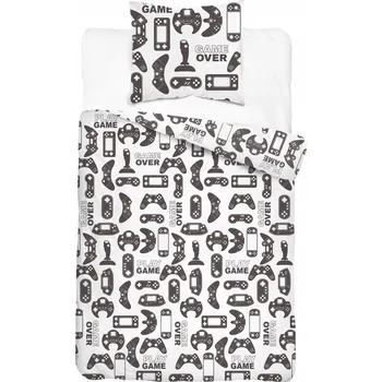 Povlečení Sada povlečení Detexpol 160 x 200 cm černá