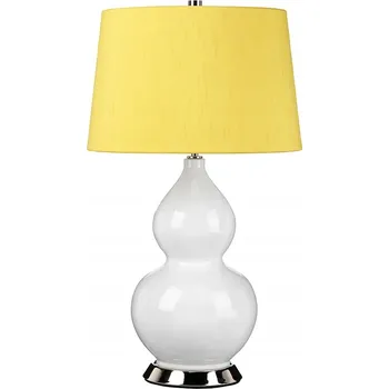 Lampička Stolní lampa Elstead Isla bílá, žlutá 60 W