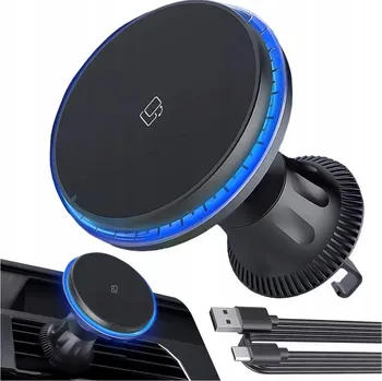 Držák do ventilační mřížky Alogy černý