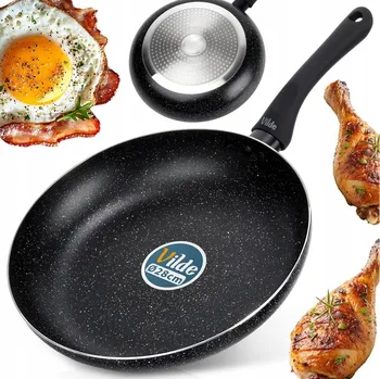 Pánev Žulová pánev BLACK LINE 28 cm na smažení a dušení – pro plyn i indukci