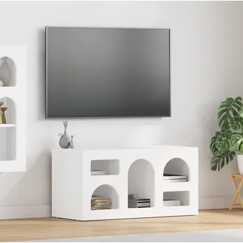 Televizní stolek vidaXL Televizní skříň Bílá 80 x 35 x 40 cm kompozitní dřevo [891274]