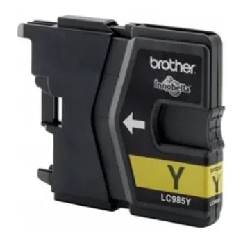 Žlutá inkoustová kazeta Brother pro tiskárny DCP J125, DCP J140w, DCP J315w, DCP J515w, MFC J220, MFC J265w, MFC J410, MFC J415w (yellow) LC985-Y