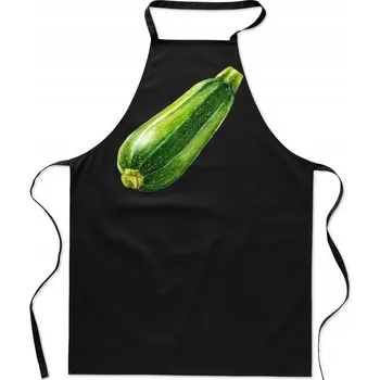 Kuchyňská zástěra Kuchyňská Zástěra Zelenina Cuketa Módní Potisk Dárek