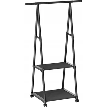 Věšák Stojanový věšák kovový Markadler černý