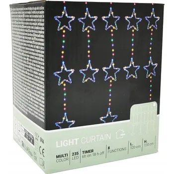 Vánoční dekorace Vánoční osvětlení na stromeček Koopman do interiéru, 120 LED, délka 201 - 300 cm