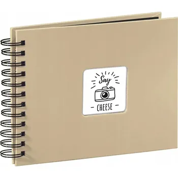 Fotoalbum Hama album FINE ART klasické spirálové album 24x17 cm, 50 stran, tmavě šedé