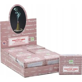 Čajovna Vonné kužely POSITIVE VIBES (12 kusů) Satya