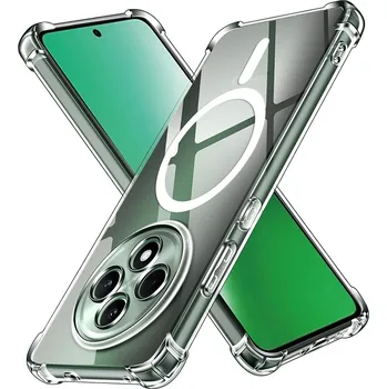 Pouzdro na mobilní telefon Techsuit Shockproof průhledný silikonový MagSafe pro Oppo Reno12 F/FS 4G/5G