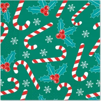 Papírový ubrousek PAPÍROVÉ UBROUSKY 33 X 33 CM 20 KS VÁNOČNÍ SVÁTEČNÍ