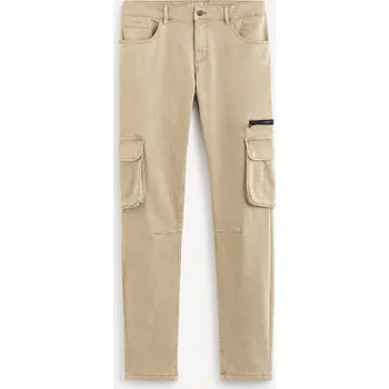 Pánské kalhoty Celio Kalhoty Vocaskin - Pánské Celio hnědá 1685592