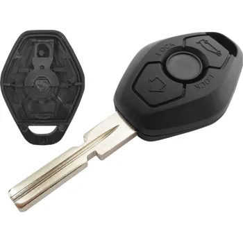 Autoklíč Náhradní obal klíče 3-tlačítkový, BMW E36 E39 E38 E46 X5 Z3 (HU58)
