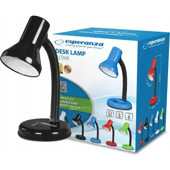 Lampička Stolní lampička Esperanza ALTAIR černá, výkon až 25 W