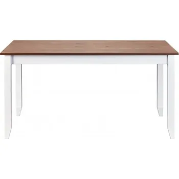 Jídelní stůl Jídelní stůl Carson - bílá/hnědá