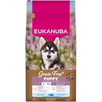 Krmivo pro psa Krmivo EUKANUBA Grain Free Puppy Large rich in ocean fish 12 kg