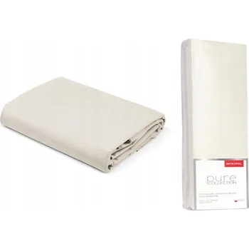 Prostěradlo Prostěradlo bavlna saténové s gumou 140x200 Pure Ecru Detexpol
