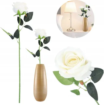 umělá květina UMĚLÁ RŮŽE umělé květiny jako živé do vázy, dekorativní, velké, na balkon