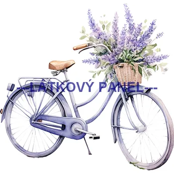 Látkový panel - Levandule - LE-125 Velikost: 30x30cm, Materiál: Úplet