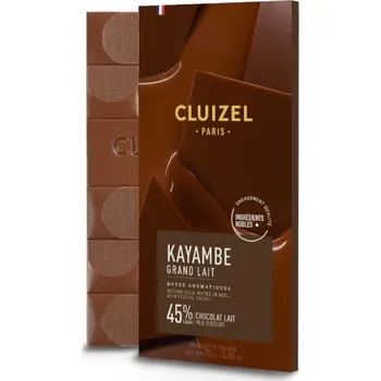 Čokoláda Mléčná čokoláda Michel Cluizel Kayambe Grand Lait 45%