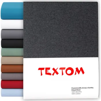 Prostěradlo Prostěradlo Jersey s Gumou 180x200 +30cm Silné Měkké na Vysokou Matrace