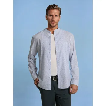 Pánská košile Sinsay - Košile s dlouhým rukávem - bílá - 086EV-00X - 086EV-00X-M