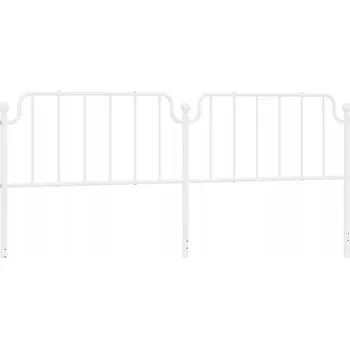 Kovové čelo , bílé, 180 cm