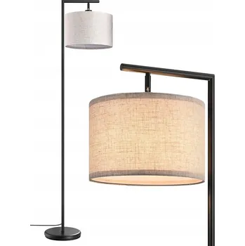 Stojací lampa EDISHINE Stojací oblouková LED lampa s dálkovým ovládáním, stmívatelná 143-176 cm