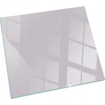 Krbová kamna Ochranná Deska z Sklo Pod Kamna, Světle Fialová, Čtvercová 60x60 cm