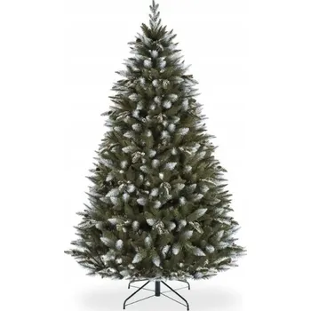 Vánoční stromek Umělý Zelený Velký Vánoční Stromek PVC Smrk skandinávský 220 cm jako živý