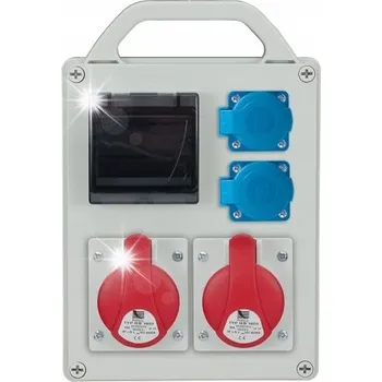 Rozvaděč Rozvodnice Pawbol B.1702R 2x16A/5P a 2x16A/250V, 4 moduly