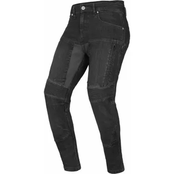 Moto kalhoty Kalhoty, jeansy 505, AYRTON, dámské (slim fit, černá) 2026 28/30