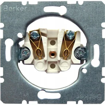 Elektrická zásuvka Elektrická Zásuvka jedna mechanická 2p Hager BERKER 396103