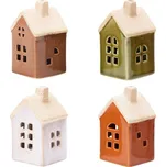 Porcelánový LED domek 53 x 53 x 92 mix…