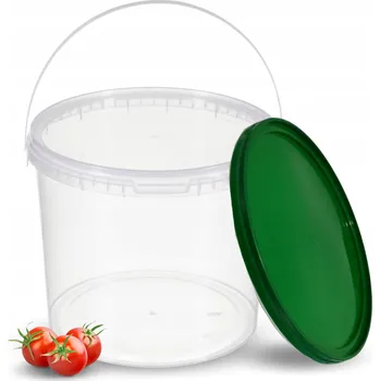 kbelík Plastový kbelík s víkem 5 l